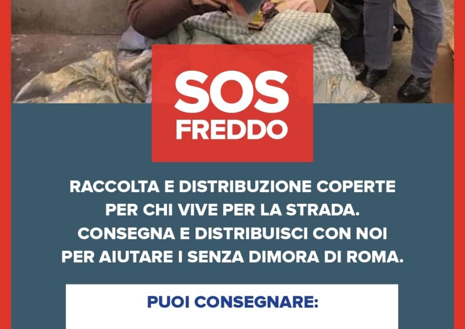 Emergenza freddo – raccolta straordinaria indumenti